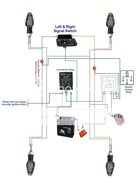 mini chopper headlight wiring diagram kill switch for a horn 
